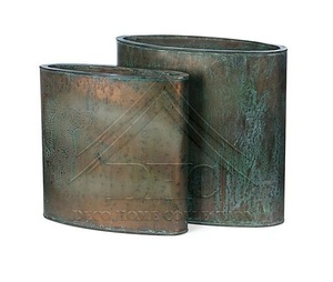 Jarrón de Metal con Textura Dorada Moderna, Estilo Nórdico, Maceta de Hierro, Jarra Decorativa Antigua para Centro de Mesa de Boda o Hogar - Product Image 4