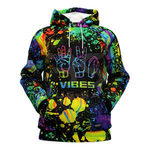 Sweats à capuche pour hommes avec logo personnalisé et impression unique sur toute la surface pour la salle de sport et l'extérieur. - Product Image 1