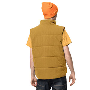 2024 New Design Fashion Winter Custom puffy Winter Body Warmer Stand Collar Cotton Men's Vest Sleeveless Puffer <b>Jackets</b> - Product Image 3