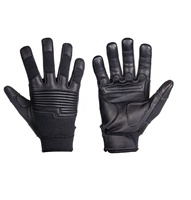 Gants en cuir de tir de patrouille robustes résistant au froid et à la flamme résistant aux coupures écran tactile Compatible équipement de défense personnelle