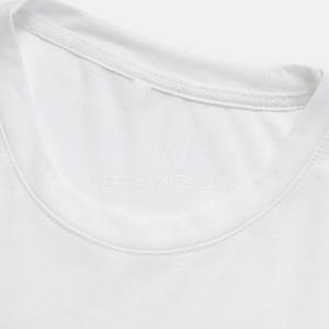 Camiseta transpirable de algodón 100% para hombre, Camisetas estampadas con logotipo personalizado al por mayor para hombre, camisetas holgadas con estilo para hombre - Product Image 6