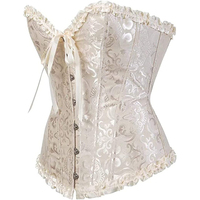 Corset Bustier Sexy à Lacets et Armatures en Acier pour Femme, Tendance Actuelle, Qualité Supérieure, En Promotion