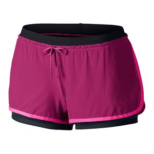 Shorts de gym et de yoga pour femmes confortables 2 en 1 de haute qualité Vêtements d'entraînement respirants avec logo personnalisé - Product Image 3