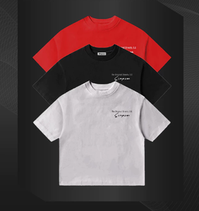 Unisex Boxy <b>T</b>-<b>Shirt</b> TS11 100% Cotton Waffle Fabric Embroidered <b>Long</b> <b>Length</b> Printed Design Oversized Eco-Friendly 270g - Product Image 1