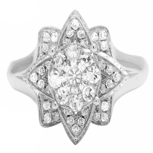 Anillo de Plata de Ley S925 con Baño de Rodio y Moissanita de Lujo para Bodas y Fiestas para Mujer - Product Image 2