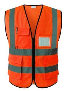 Gilet haute visibilité pour les travailleurs du bâtiment, gilet de sécurité, vêtements hautement réfléchissants, logo personnalisé - Product Image 2