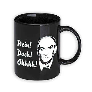 แก้วเซรามิก Louis De Funs คุณภาพสูง ขนาด 200 มล. ดีไซน์แปลกใหม่ ใช้กับไมโครเวฟได้ พร้อมช้อนลายการ์ตูนทันสมัย เหมาะสำหรับเป็นของขวัญ - Product Image 1