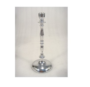 Candle Holder <b>Silver</b> Metal Wedding Decor Home Decor Holiday Decorative Handmade - Product Image 4