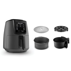 Karaca Air Pro Cook 3 in 1 XL cucina casalinga, tostatura, Airfryer spazio grigio per 4 persone