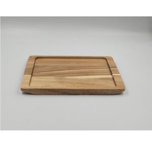Bandeja de Servicio de Acacia Ecológica de Alta Calidad OEM/ODM, Grado Comercial, Segura para Contacto con Alimentos, 22x16x1.5 cm, Vietnam - Product Image 1