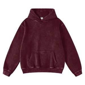 Sudaderas con capucha de gran tamaño para hombres, parejas, sudaderas con capucha de peso pesado, suéter Vintage para hombre, suéteres de lavado ácido, ropa - Product Image 1