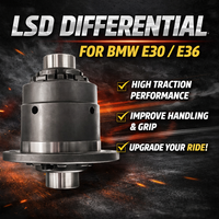 Diferencial de Engranajes Helicoidales de Alto Rendimiento para BMW Serie 3 E30 E36, 188 mm, Caja Mediana, LSD con Ajuste de Torque