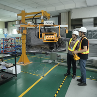 Manipulateur pneumatique à bras rigide pour levage, machine de levage pneumatique à économie d'effort avec protection de sécurité et arrêt d'urgence, vente en gros, OEM