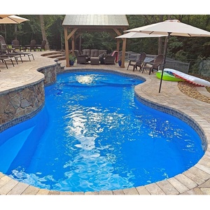 Piscines en fibre de verre enterrées de 6 pieds de profondeur, piscines extérieures bon marché, piscines en fibre de verre personnalisées de 8 m, <span class=keywords><strong>prix</strong></span> des piscines en fibre de verre enterrées - Product Image 5