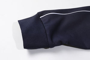 Veste de survêtement pour homme respirante coupe-vent écologique sans couture en boucle de serviette coton/polyester - Product Image 4