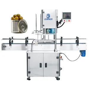 Fully automatic aluminium can round packaging sealing machine can seamer machine