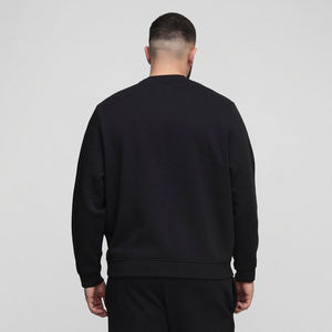 เสื้อสเวตเตอร์แบบสวมหัวสำหรับผู้ชายเสื้อถักแขนยาวผ้าฝ้าย100% GSM หนาสำหรับฤดูหนาว2025 - Product Image 6