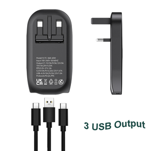 Productos de Tendencia 2026, Nuevos Cargadores y Adaptadores de Viaje Ultrafinos y Rápidos, <span class=keywords><strong>Cargador</strong></span> de Pared Plano de 65W con Enchufe del Reino Unido para Móviles - Product Image 5