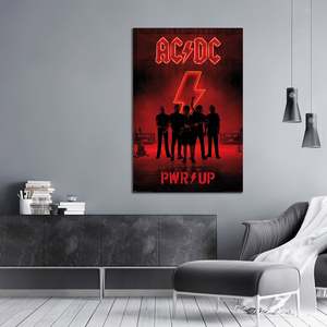 โปสเตอร์ AC/DC PWR/UP สไตล์โมเดิร์นสำหรับตกแต่งผนัง - Product Image 4