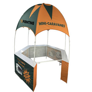 Tugjie مخصص الإعلان الترويجي كشك الترويج الأحداث كشك المعرض 3x3 خيمة عرض كبير سداسية قبة خيمة - Product Image 3