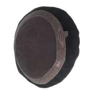 Perruque et patchs de cheveux 100% humains Remy indiens, prothèse, ondulation naturelle, ondulation profonde, cheveux Taz Bangladesh, bonnet U-Part, écologique - Product Image 1