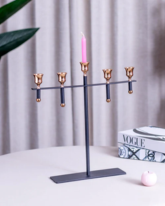 Magníficos soportes para velas, diseño de Metal para habitaciones acogedoras, iluminación, Decoración de mesa de comedor y ambiente cálido, soportes para velas 2025 - Product Image 1