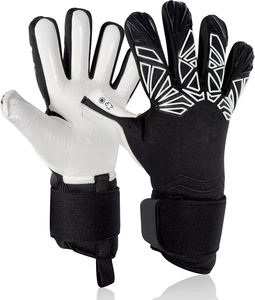 Gants de gardien de but de football de haute qualité sur mesure Gants de sport en cuir avec étiquette personnalisée fabriqués au Pakistan - Product Image 3