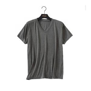 Nouveau T-shirt en coton pour homme 2025 – Col rond, grande taille, manches courtes, coupe ample, couleur unie, décontracté - Product Image 6