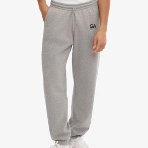 Pantalons de jogging délavés baggy à jambes larges personnalisés pour hommes vente en gros de pantalons de survêtement de haute qualité en coton éponge française en coton pour hommes - Product Image 2