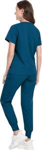 Ensembles d'uniformes de gommage durables en gros Pantalon de jogging en coton et polyester Combinaisons de gommage personnalisées pour médecins et infirmières d'hôpitaux - Product Image 3
