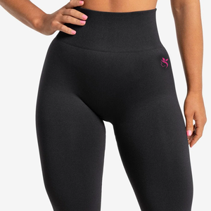 Leggings de Yoga de Cintura Alta para Mujer, Largos, Sólidos, Suaves, Elásticos, de Secado Rápido, Sin Costuras, Transpirables, Antiarrugas, de Spandex Elástico - Product Image 4