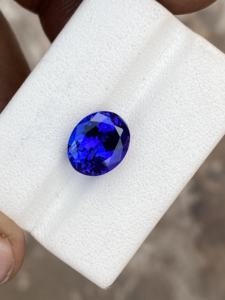 หินเจียระไนทรงไข่รูปวงรีทรงรีจากธรรมชาติขนาด11x9มม. สวยงามมาก4.80 zanite zoisite จากซูเปอร์สวยงาม - Product Image 6