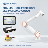 Brazo Robótico Programable de Código Abierto de 5 kg y 6 Ejes con Caja de Engranajes, Robots Colaborativos STEM para Empaque, Clasificación IP54, Alcance de 922 mm, 10.1 Pulgadas