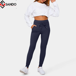 Women's Plus Size Reversible 2-Piece Yoga Apparel-High Stretch Sports Bra <b>Plaid</b> Logo <b>Shorts</b> Long Sleeves Gym Fitness Workout Set - Product Image 2