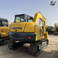 Excavatrice sur chenilles Komatsu PC60-8, 6 tonnes, compacte, hydraulique, d'occasion, petite excavatrice de construction japonaise