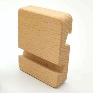 Soporte para Móvil de Madera 100% Natural, Artesanía India, con Logotipo Personalizado, para el Hogar, Dormitorio, Mesa, Escritorio, Soporte de Almacenamiento al Precio Más Bajo - Product Image 3
