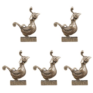 Figurine d'oiseau en Bronze moderne faite à la main pour les bas de vacances de Noël Objet décoratif et Sculpture pour les cadeaux - Product Image 6