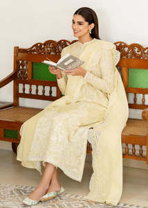 ชุดเดรสผ้าฝ้ายปักลายสำหรับปาร์ตี้สนามหญ้าปากีสถานสำหรับงานปาร์ตี้สนามหญ้างานปากีสถาน - Product Image 5