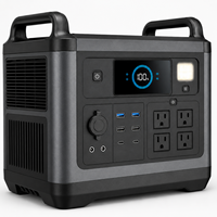 Hochleistungs-1000W Tragbare Powerstation LiFePO4 Solargenerator MPPT-Controller Reine Sinuswelle für Heim- und Gewerbe-Backup