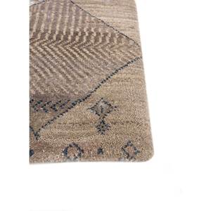 พรมไหมพรมผสมไหมไผ่สีน้ำตาลเบจ แมนชาฮ่า ลายเรขาคณิต รูปทรงสี่เหลี่ยมผืนผ้า สำหรับห้องนั่งเล่น วัยรุ่น และทางเดิน รุ่น Les-1859 - Product Image 4