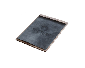 Couverture de menu en bois personnalisée avec reliure en cuir – Porte-menu personnalisé avec logo pour hôtels, cafés et bars - Product Image 1