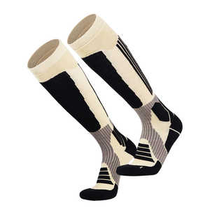 ถุงเท้าเดินป่าเล่นสกีสำหรับผู้ชาย ทำจากขนแกะเมอริโน ป้องกันการลื่น ซับแรงกระแทก เหมาะสำหรับกีฬาฤดูหนาว พร้อมโลโก้ที่ปรับแต่งได้ ฟรีไซส์ - Product Image 6