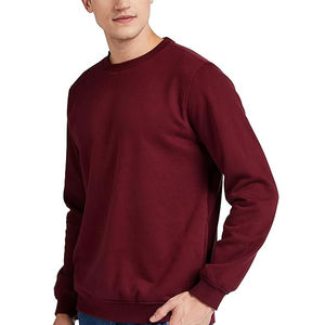 Fabricant de haute qualité Pull à col rond Sweatshirts vierges Logo personnalisé Basics tricotés Sweats à capuche et sweatshirts en coton mélangé - Product Image 6