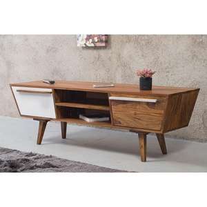 Elegant Stylish Solid Wood Ellen <b>TV</b> Unit Living Room Cabinets - Product Image 4