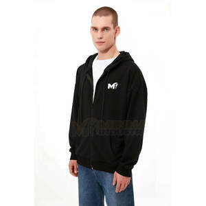 Sudaderas Extra Grandes con Cremallera, Diseño Ligero y Cómodo, Sudaderas Unisex Extra Grandes con Cremallera - Product Image 2