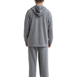 Sudadera con Capucha para Hombre, 100% Algodón Grueso, Cierre Completo con Cremallera, Bolsillo Delantero y Manga Larga - Product Image 6