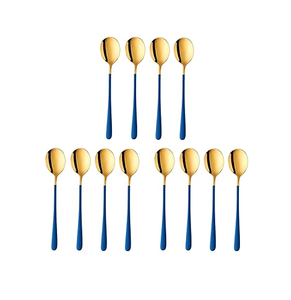 Cubiertos de Latón Personalizados de Última Generación con Recubrimiento de Diferentes Colores en el Mango, Juegos de Cubiertos con Caja de Regalo, Mejor Oferta - Product Image 6