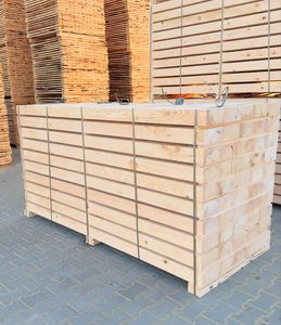 พาเลทไม้มาตรฐานยุโรป EPAL แบบสองหน้าและหน้าเดียว ขนาด 1200 x 800 มม. เป็นมิตรกับสิ่งแวดล้อม สไตล์ยุโรปสำหรับการเข้าออก 4 ทิศทาง - Product Image 4