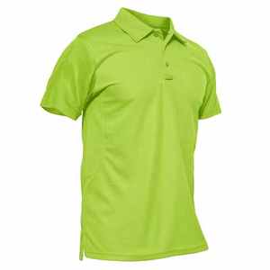 Logo personnalisé Athletic Quick Fit Quarter Zip Vêtements Hommes 100% Polyester Blank Hommes Designer Golf Polo T-shirt - Product Image 5