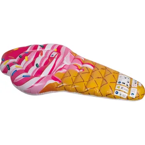 Bouée gonflable personnalisée en forme de cornet de glace - Product Image 1